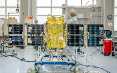 Elektro-L No 5 Assembly/Test (nasaspaceflight.com)
