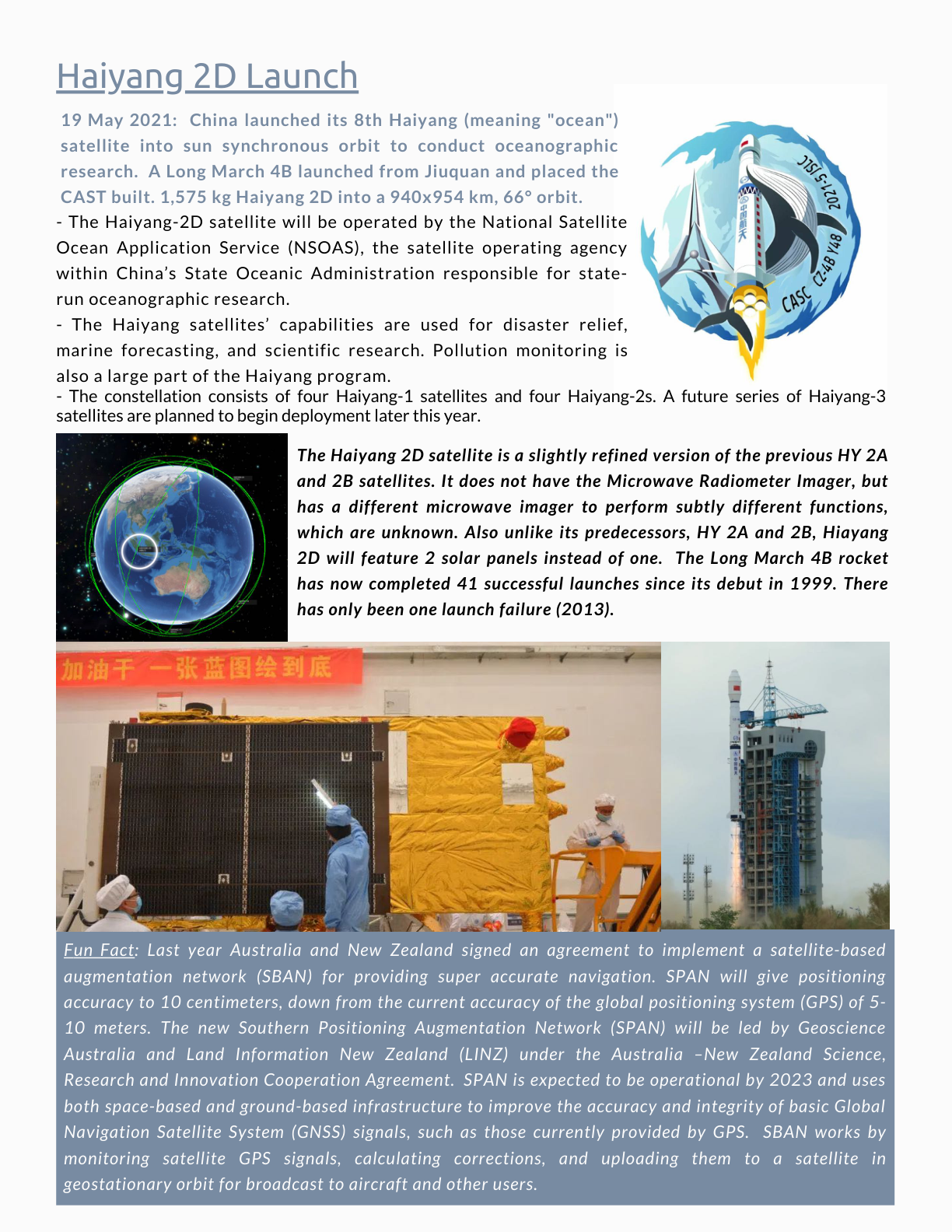 Issue 22 - Haiyang 2D Launch